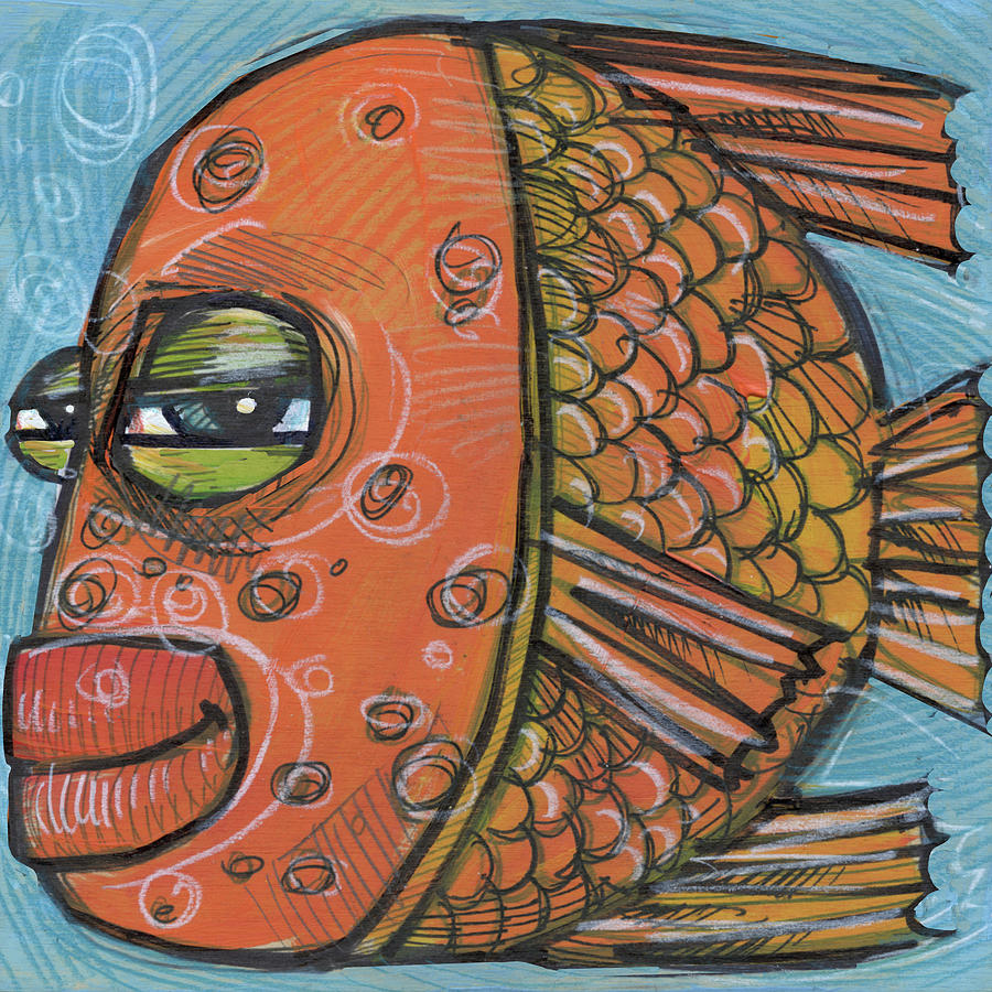 Fish 12 2019 Painting by Tim Nyberg