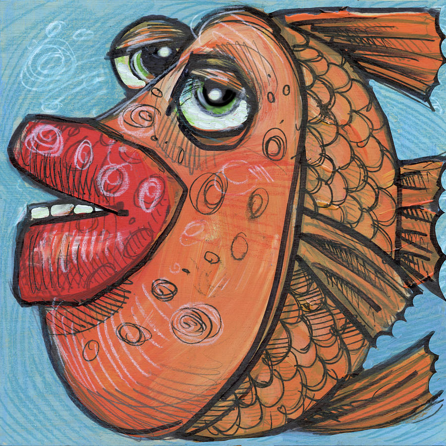 Fish 15 2019 Painting by Tim Nyberg