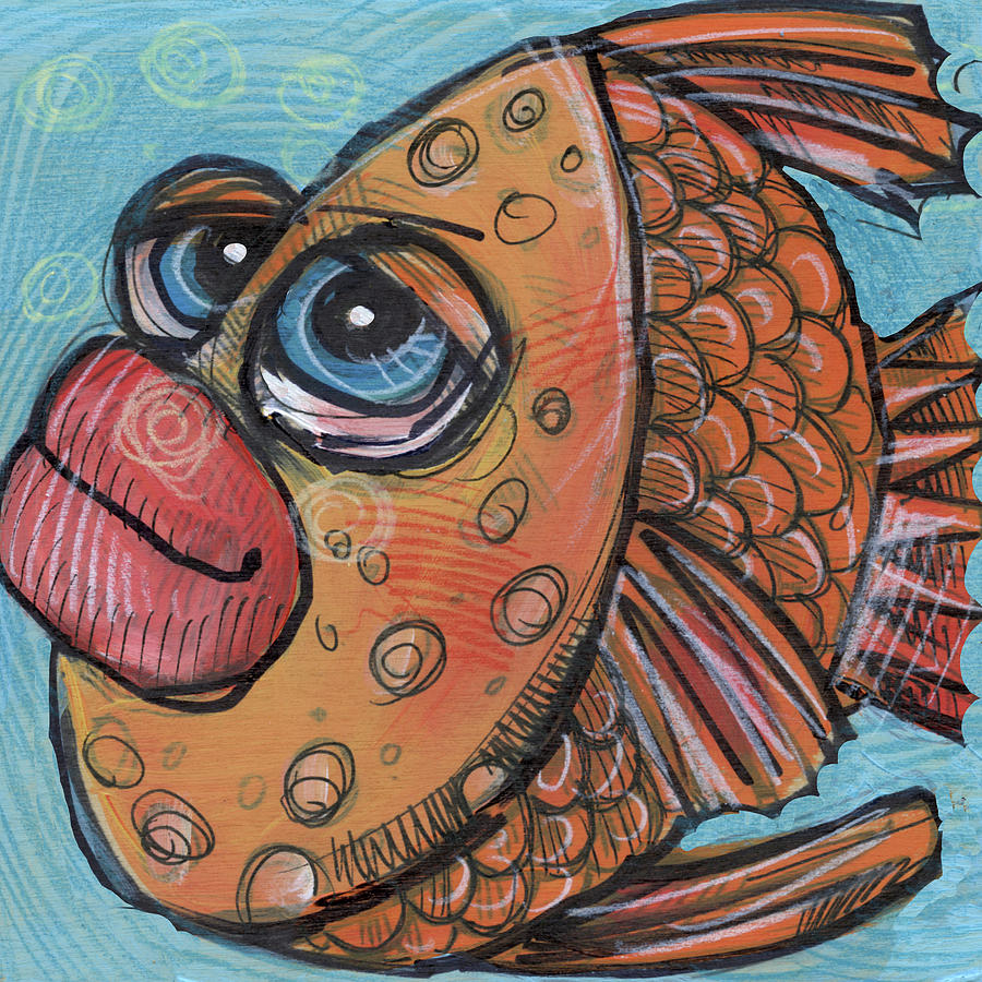 Fish 16 2019 Painting by Tim Nyberg