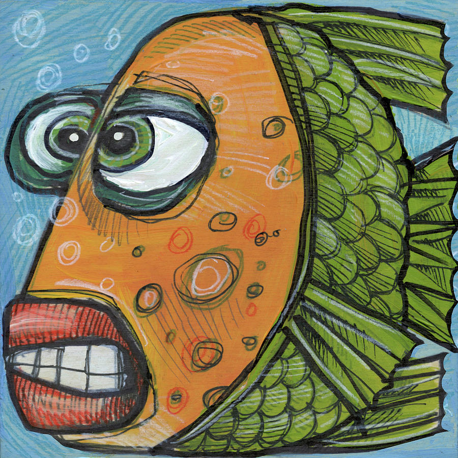 Fish 9 2019 Painting by Tim Nyberg