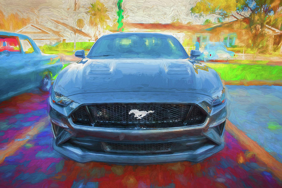 2019 Ford Mustang GT 5.0 X117 Photograph by Rich Franco