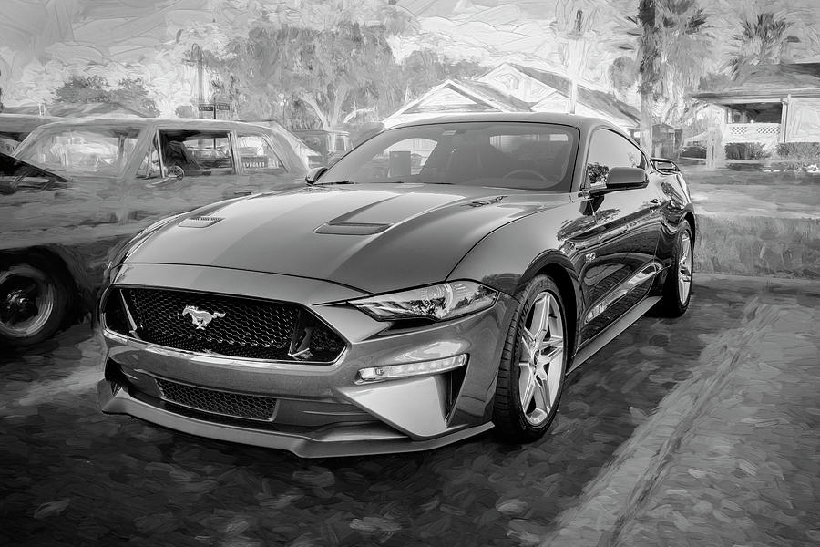 2019 Ford Mustang GT 5.0 X124 Photograph by Rich Franco