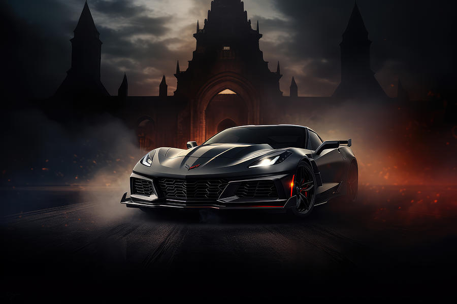 2019 ZR1 Immortalized Painting by Lourry Legarde