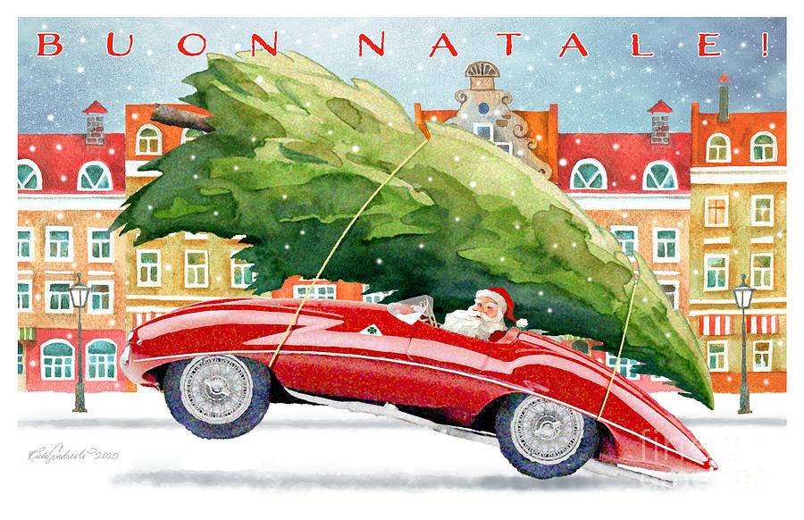 2020 Alfa Club Christmas Card Digital Art by Rick Andreoli