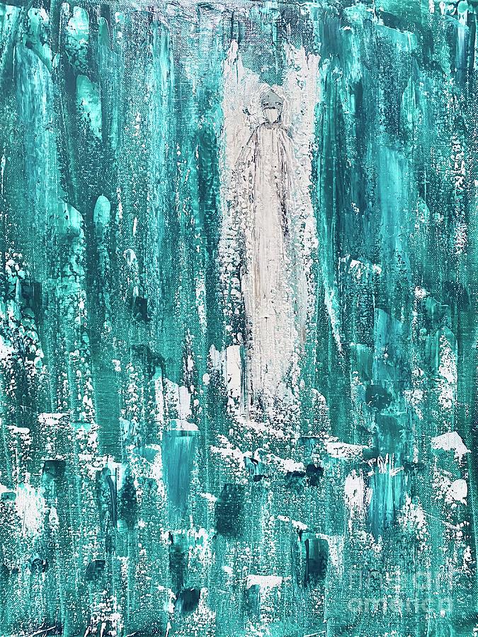 Angel for Covid Painting by Jennifer Nease Angel for Covid Painting by Jennifer Nease
