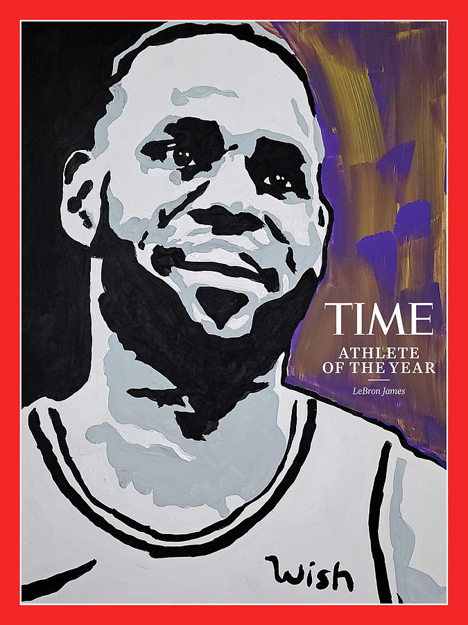 Lebron James Photograph - 2020 Athlete of the Year - LeBron James by Portrait by Tyler Gordon for TIME