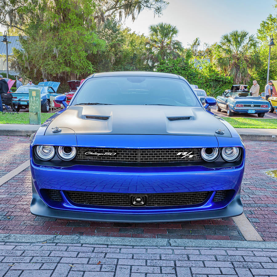 2020 Frostbite Blue Dodge Challenger Hemi 50th Anniversary Rt X164 Photograph By Rich Franco 