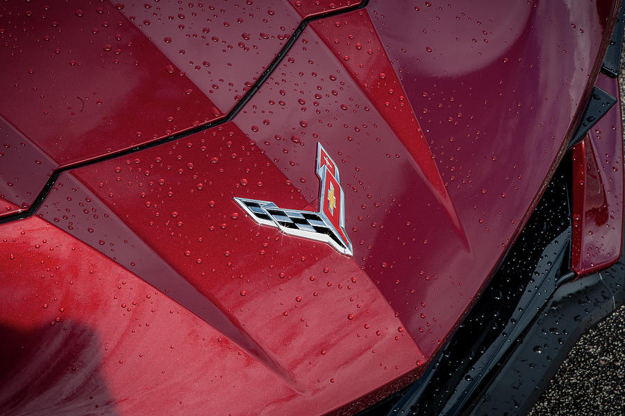 2020 Red Metallic Chevrolet Corvette C8 X129 Photograph by Rich Franco