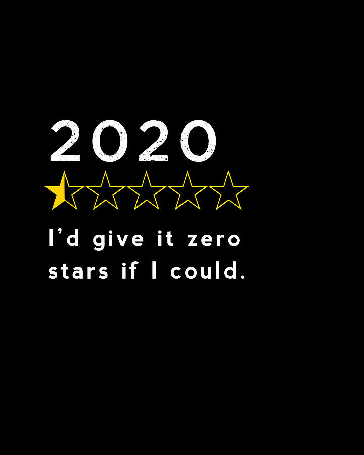 2020 Review Zero Stars Digital Art by Nikki Marie Smith