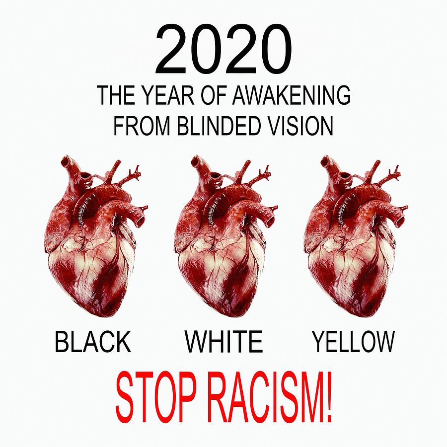 2020 Stop Racism Photograph by Marianna Mills
