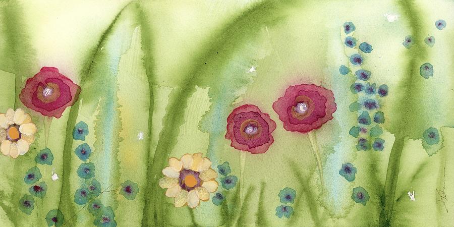 2020 Wildflowers #1 Painting by Dawn Derman