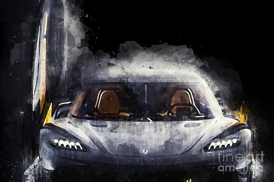 Car Painting - 2021 Koenigsegg Gemera by Lisa Von