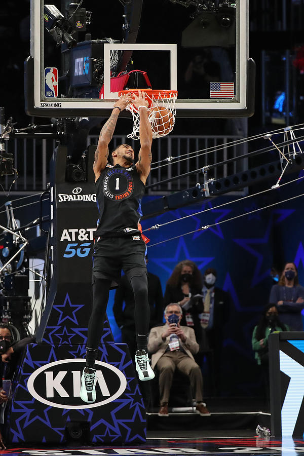 2021 NBA All-Star - AT&T Slam Dunk Contest Photograph by Joe Murphy