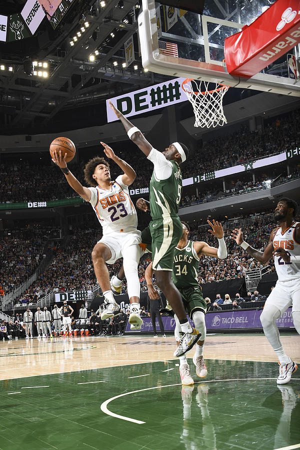 2021 NBA Playoffs - Phoenix Suns v Milwaukee Bucks Photograph by Andrew D. Bernstein