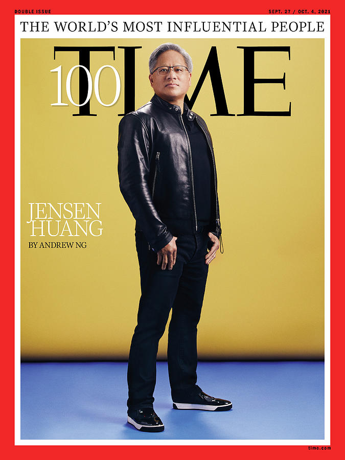 2021 TIME100 - Jensen Huang Photograph by Photograph by Ramona Rosales for TIME