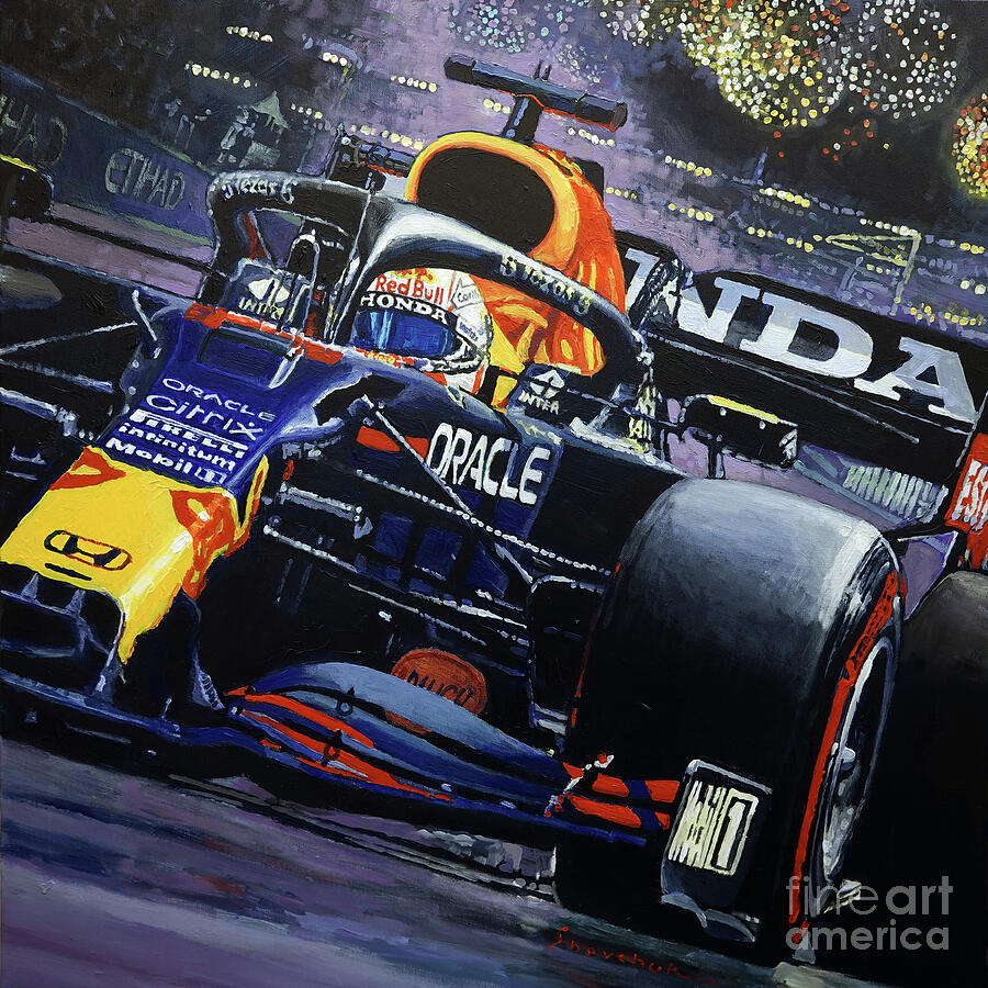 2021 World Champion F1 Painting by Yuriy Shevchuk 2021 World Champion F1 Painting by Yuriy Shevchuk