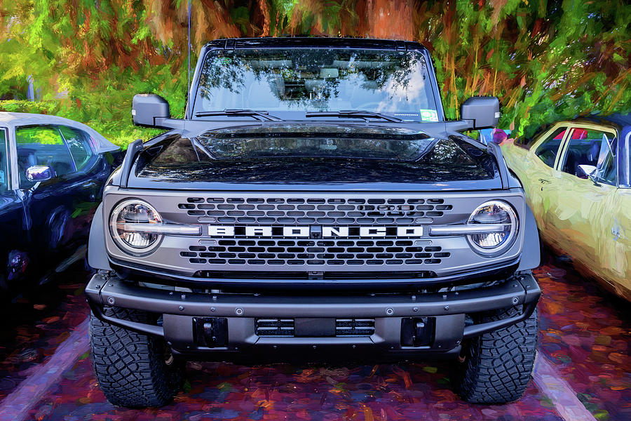 2022 Black Ford Bronco X100 Photograph by Rich Franco