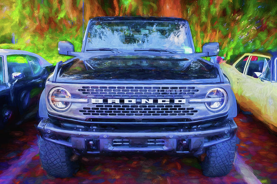 2022 Black Ford Bronco X102 Photograph by Rich Franco