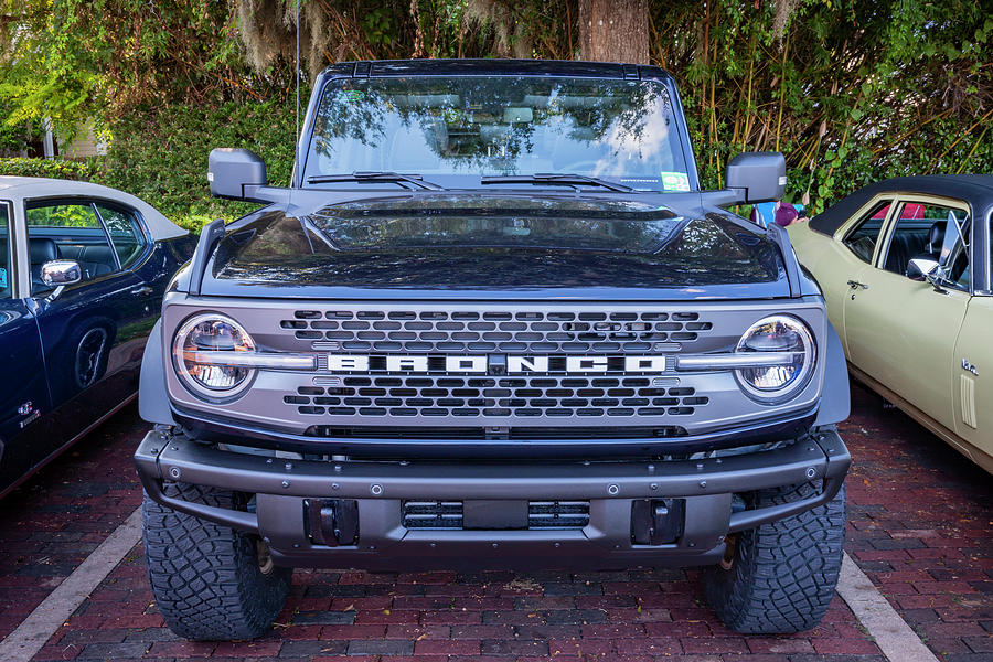 2022 Black Ford Bronco X103 Photograph by Rich Franco