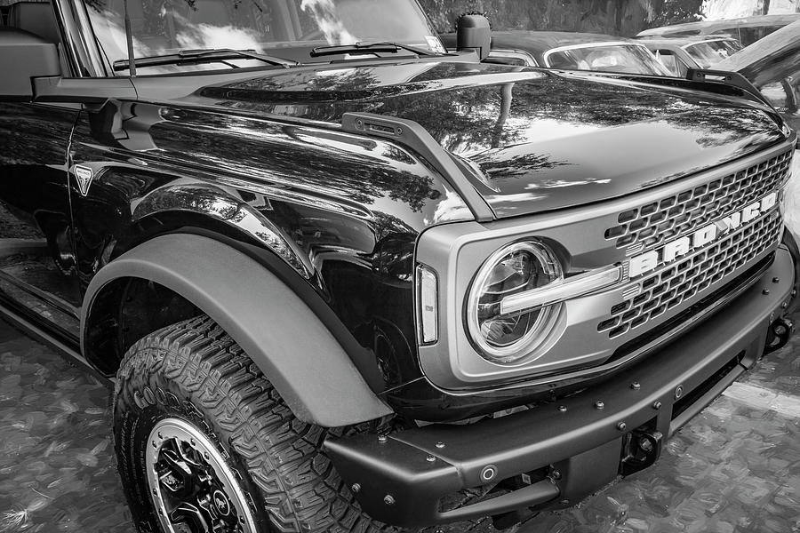 2022 Black Ford Bronco X105 Photograph by Rich Franco