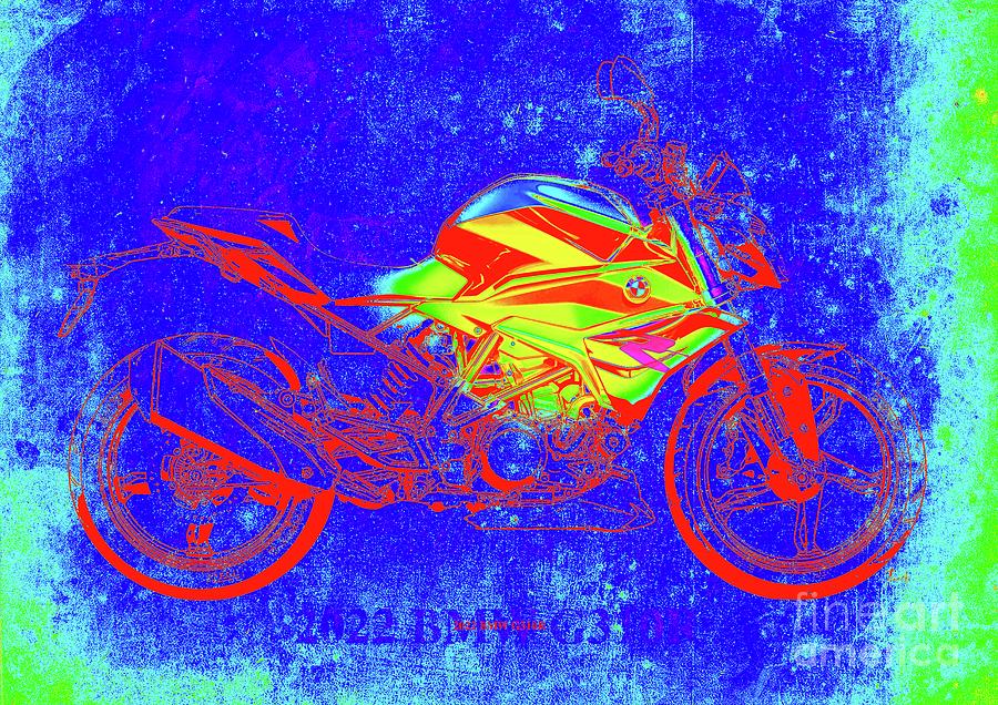 2022 Bmw G310r Infrared Thermovision Motorcycle Drawing