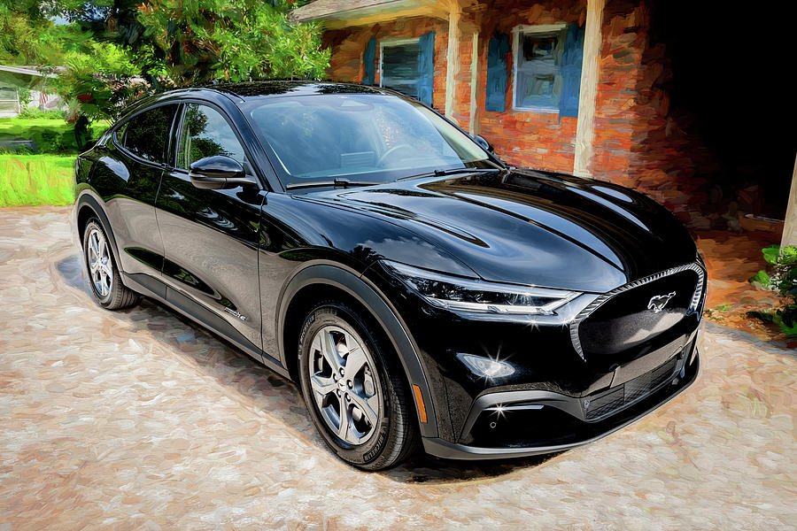 2022 Ford Mustang Mach E Crossover X104 Photograph by Rich Franco