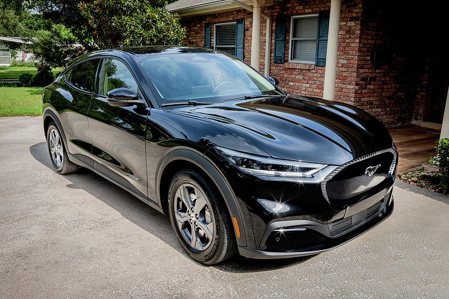 2022 Ford Mustang Mach E Crossover X1070 Photograph by Rich Franco