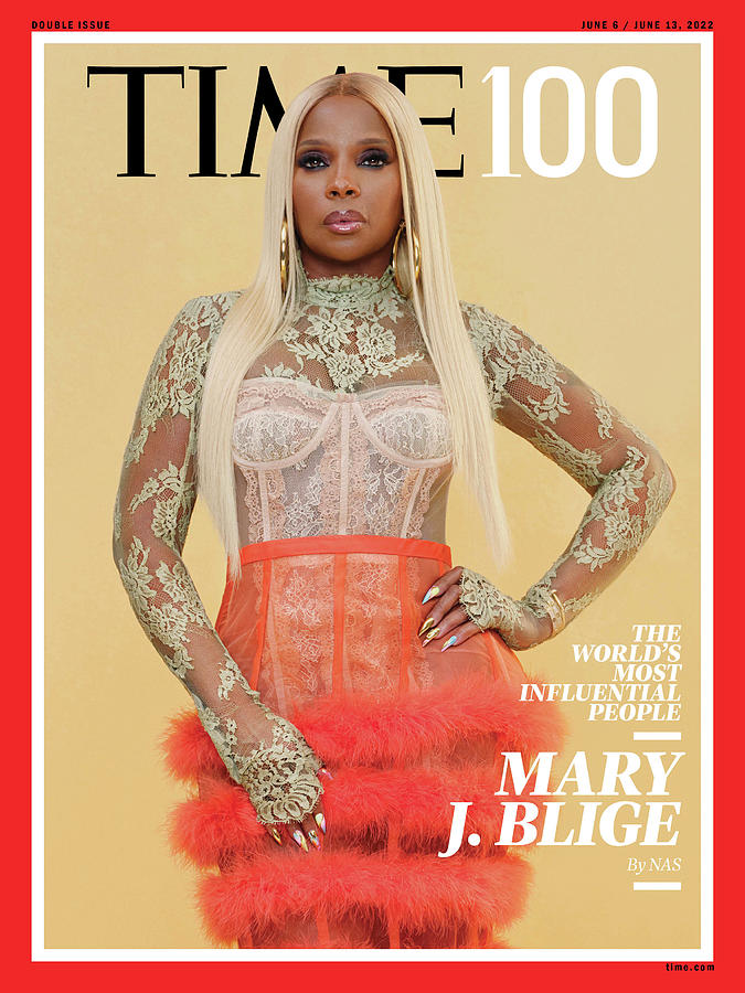 Mary J. Blige Photograph - 2022 TIME100 - Mary J. Blige by Photograph by Micaiah Carter for TIME