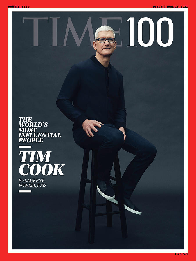 Tim Cook Photograph - 2022 TIME100 - Tim Cook by Photograph by Geordie Wood for TIME