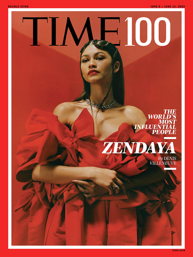 Zendaya Photograph - 2022 TIME100 - Zendaya by Photograph by Camila Falquez for TIME