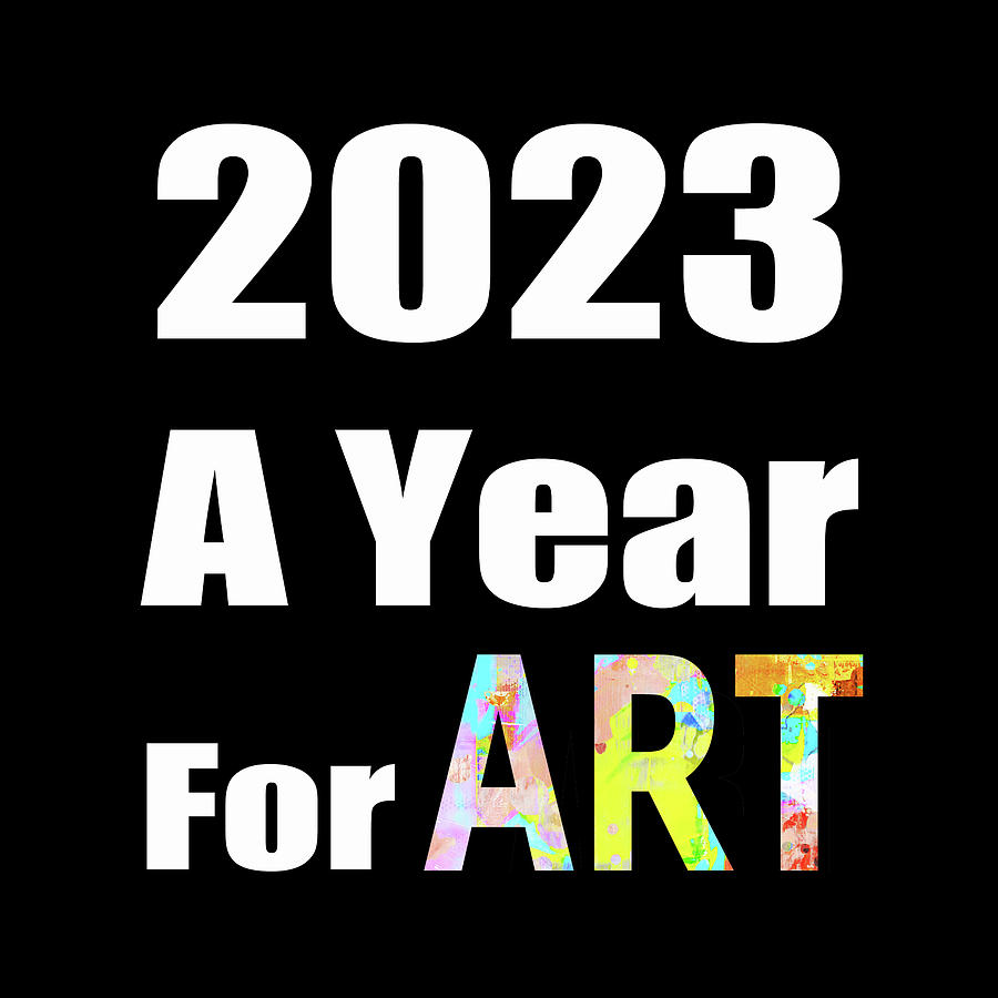 2023 A Year For Art Painting by Sharon Cummings