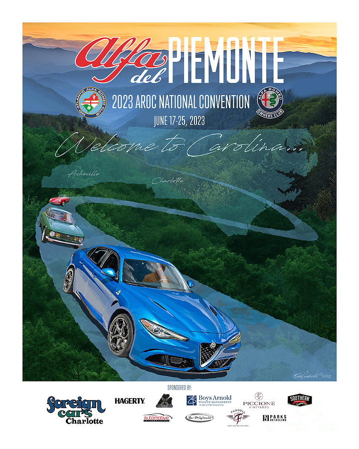 2023 Alfa del Piemonte Poster Digital Art by Rick Andreoli