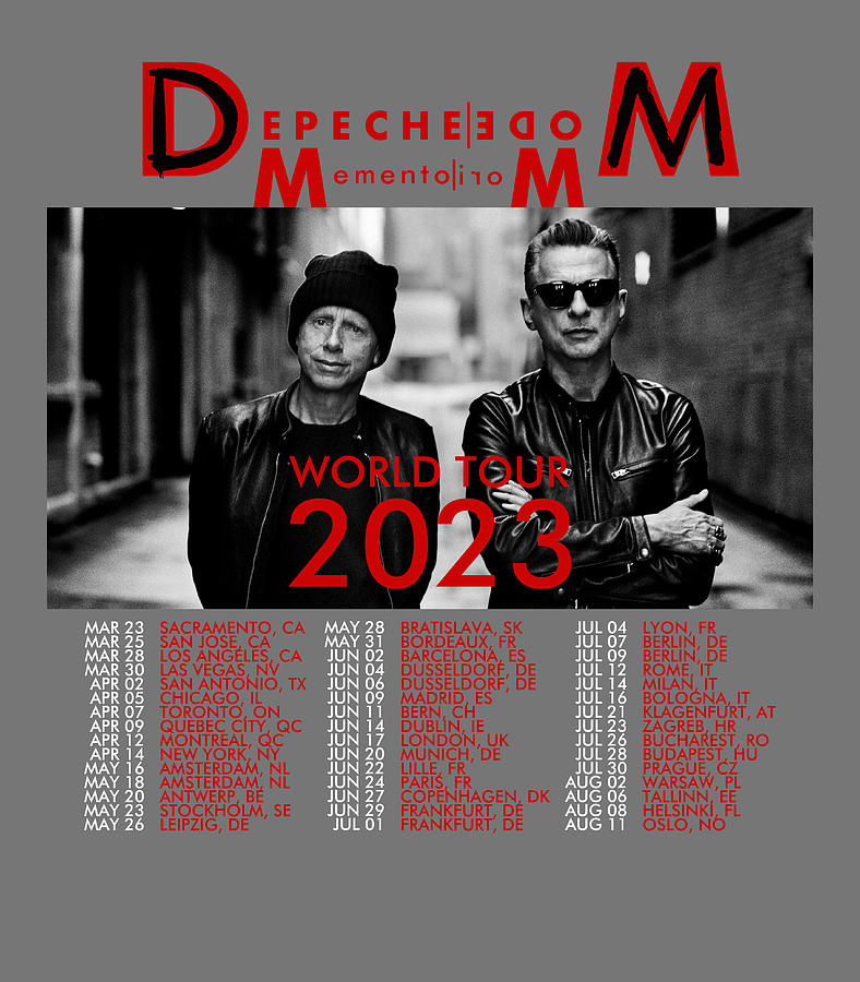 2023 Depeche Mode Memento Mori World Tour Shirt Depeche Mode Tour 2023 ...