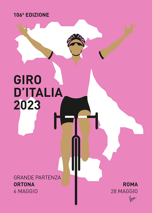 2023 Giro Ditalia Digital Art by Chungkong Art - Pixels