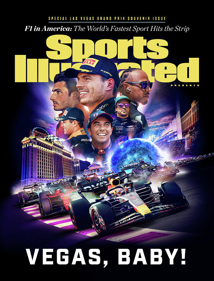 2023 Las Vegas Grand Prix Souvenir Issue Cover Photograph by Sports Illustrated