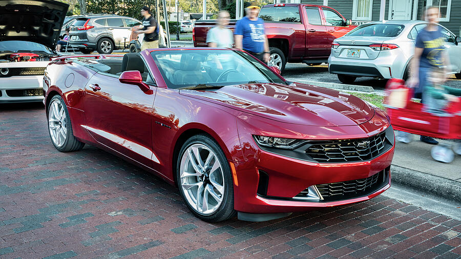 2023 Red Chevrolet Camaro Convertible X100 Photograph by Rich Franco