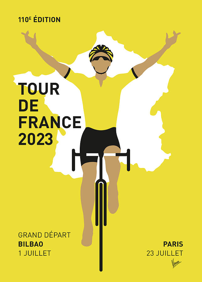 2023 Tour De France Digital Art by Chungkong Art