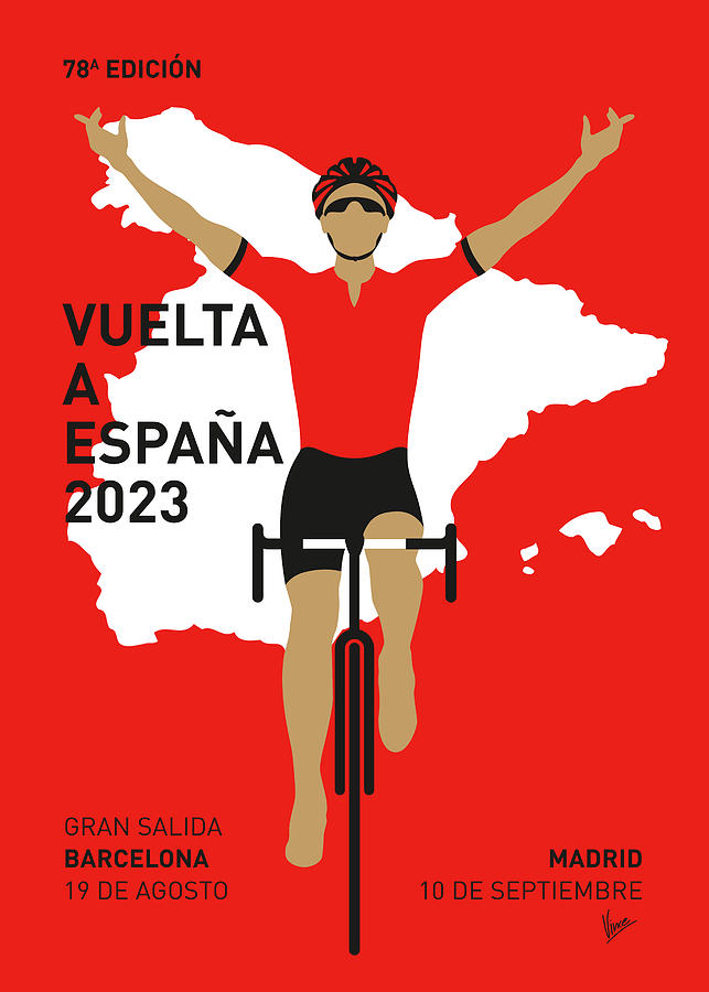 2023 Vuelta A Espana Digital Art by Chungkong Art