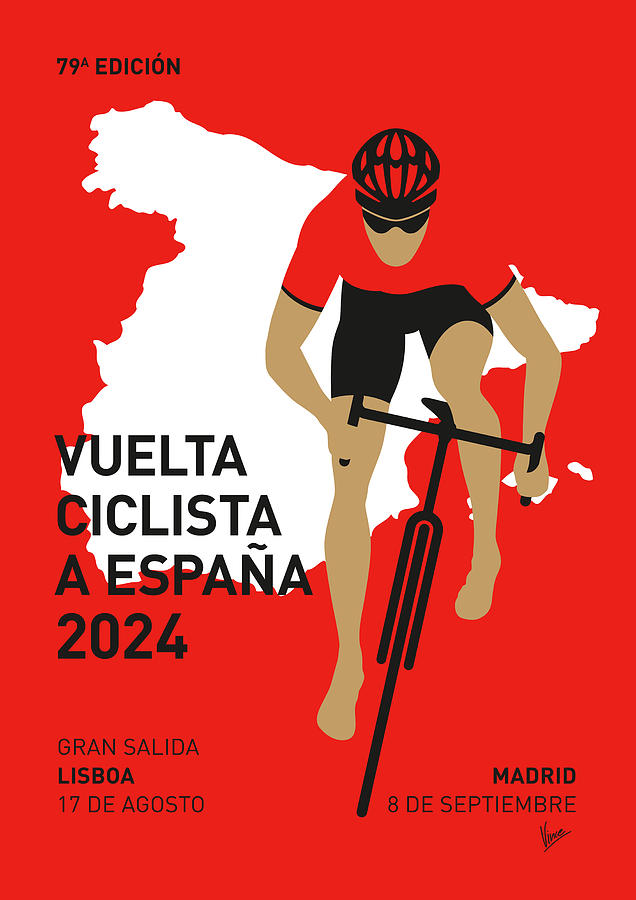 2024 Vuelta A Espana Digital Art by Chungkong Art Fine Art America