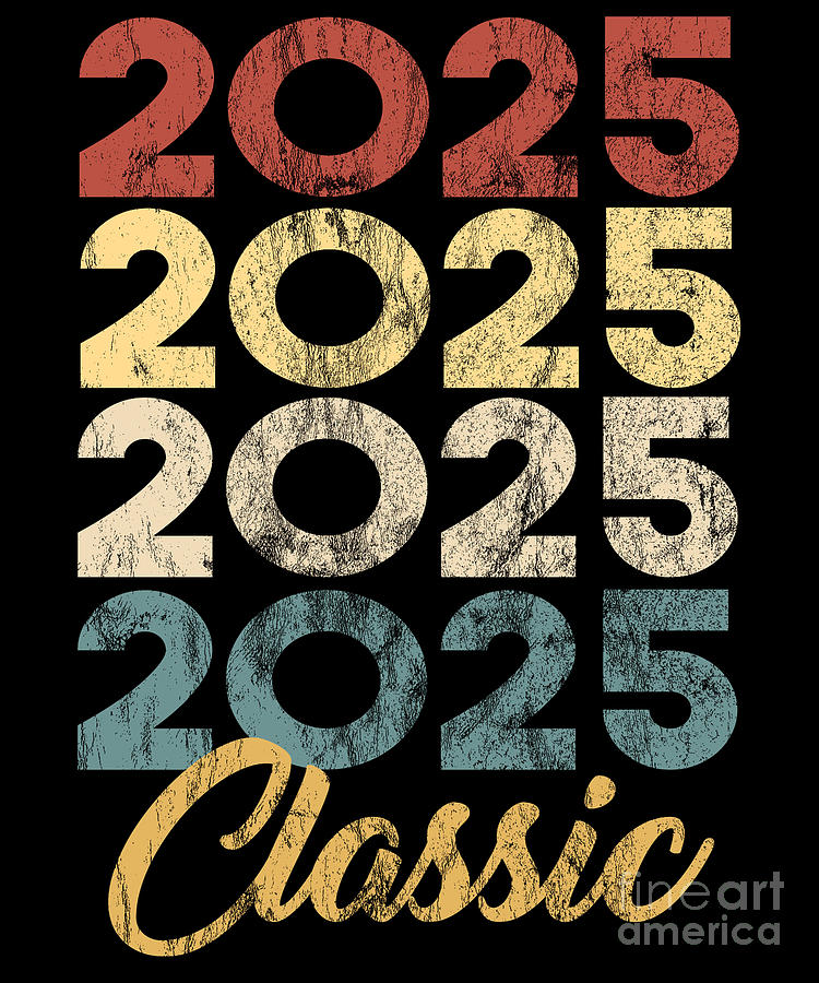 2025 Classic Vintage Style Anniversary Celebration Party Year Birthday