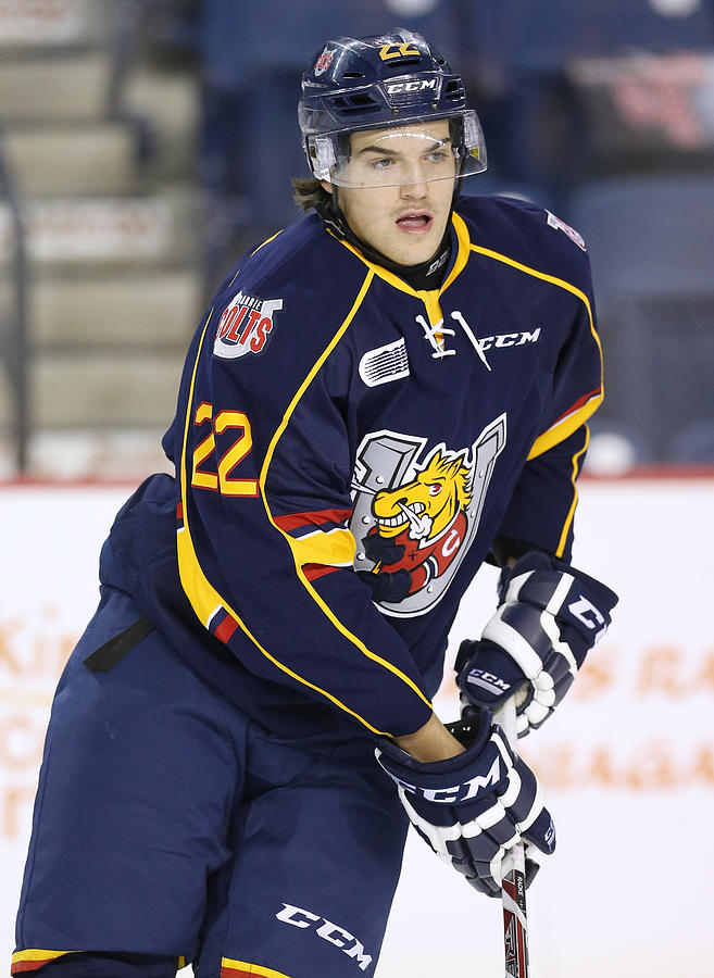 Barrie Colts v Niagara IceDogs #21 Photograph by Vaughn Ridley