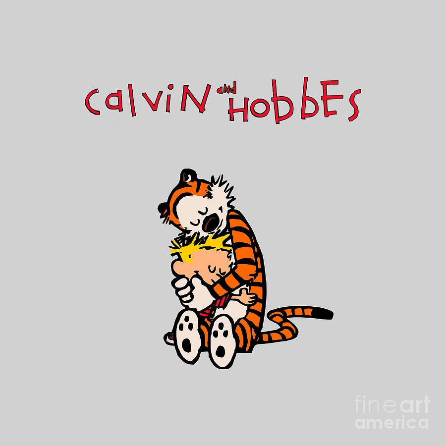 Calvin and hobbes Drawing by Christina M Phillips - Fine Art America