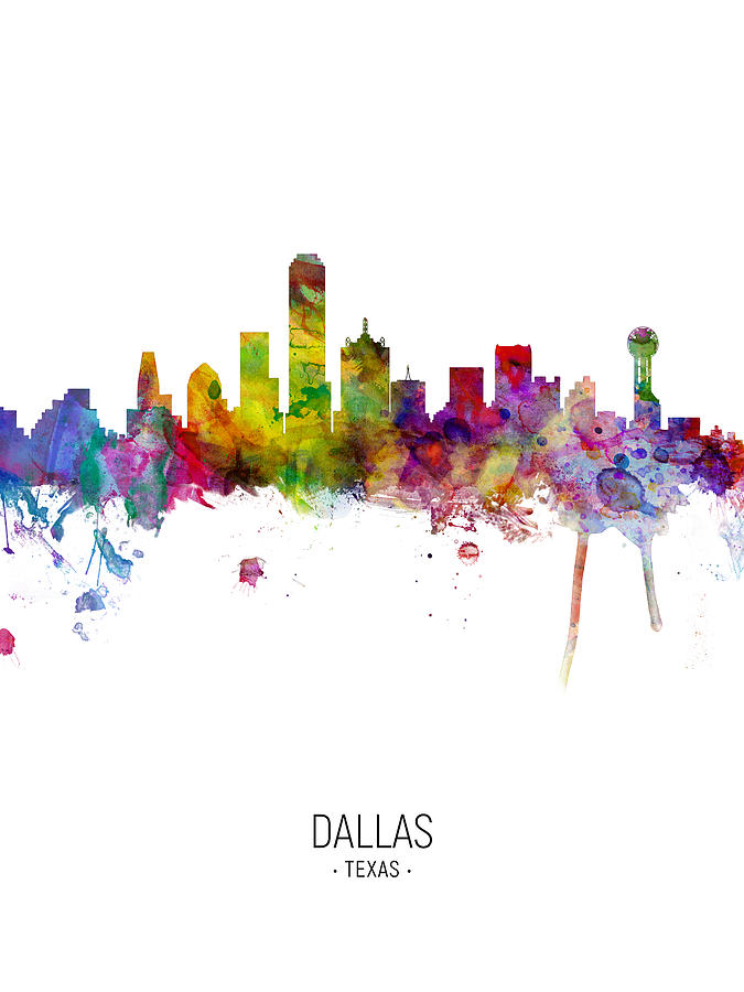 Dallas Texas Skyline #21 Photograph by Michael Tompsett
