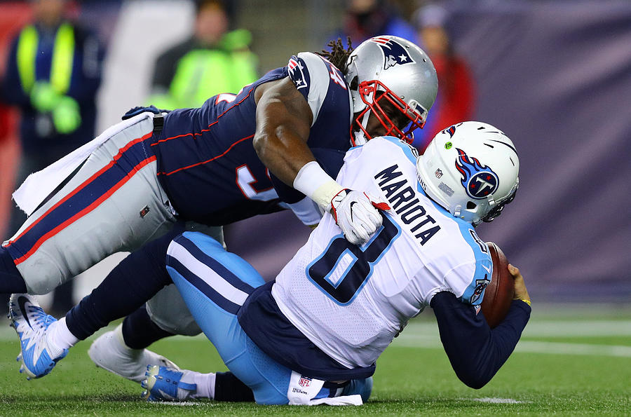 Divisional Round - Tennessee Titans v New England Patriots #21 Photograph by Maddie Meyer