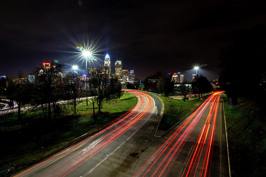 Downtown of Charlotte North Carolina skyline  #21 Photograph by Alex Grichenko