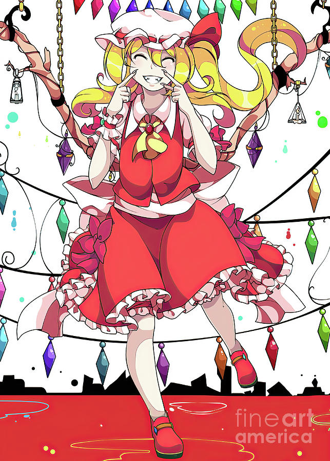 Flandre Scarlet Digital Art by Big Duck