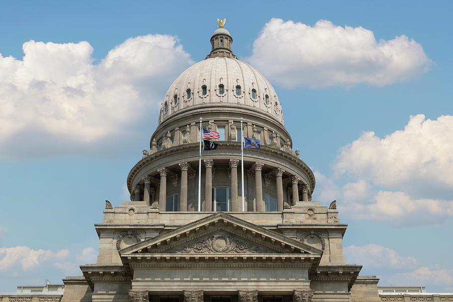 Idaho State Capitol Building In Boise Idaho Photograph By Eldon McGraw ...