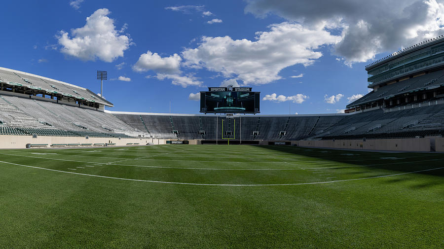 Inside Spartan Stadium on the campus of Michigan State University in East Lansing Michigan #21 Photograph by Eldon McGraw