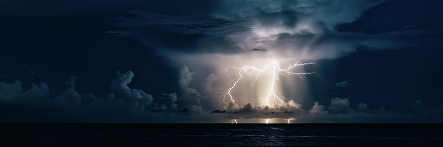 Lightning Storm Off the Coast of Mazatlan Mexico #21 Photograph by Tommy Farnsworth