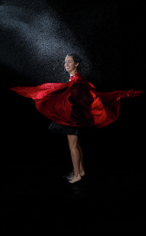 Mandy modeling water splash photos #21 Photograph by Dan Friend